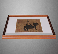 安陆书画装裱配框服务案例